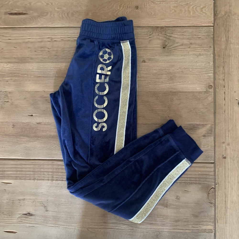 Justice kids girls velvet sweatpants &joggers